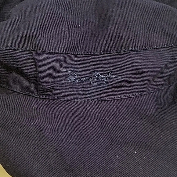 Pineapple Reversible Bucket Hat Navy with Yellow Orange and Green 100% Cotton - Picture 10 of 10